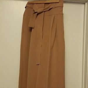 NWT blush color hi waisted wide leg pants